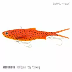 Samaki Vibelicious 150mm 20 Samaki Vibelicious 150mm -Reels Shop Samaki Vibelicious Coral Trout