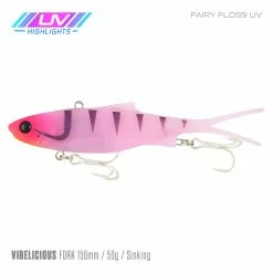 Samaki Vibelicious 150mm 21 Samaki Vibelicious 150mm -Reels Shop Samaki Vibelicious Fairy Floss