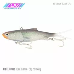 Samaki Vibelicious 150mm 22 Samaki Vibelicious 150mm -Reels Shop Samaki Vibelicious Ghost Bait