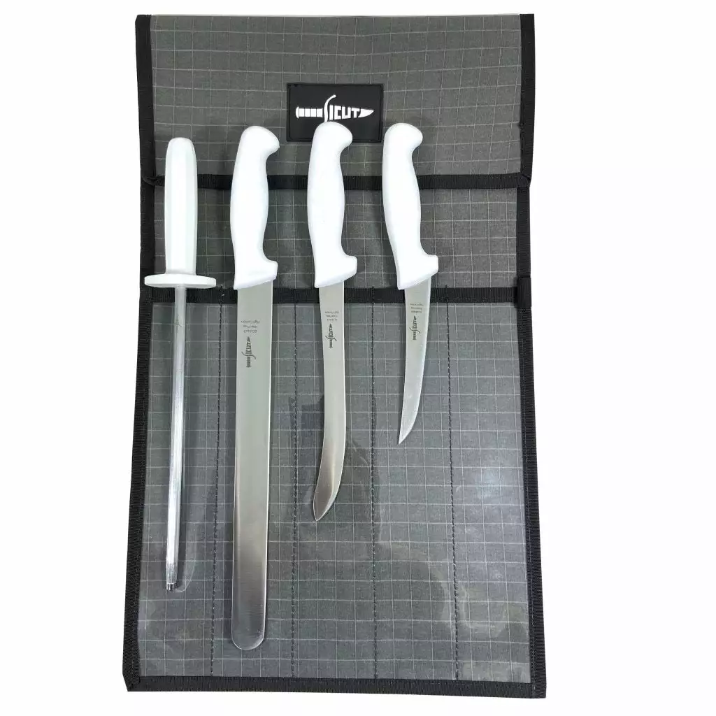 TackleWest Sicut Fisherman Knife Pack White Handle 1 TackleWest Sicut Fisherman Knife Pack White Handle