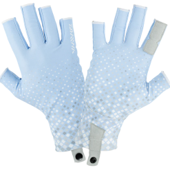 Daiwa UPF Pro Sun Gloves Blue Prism