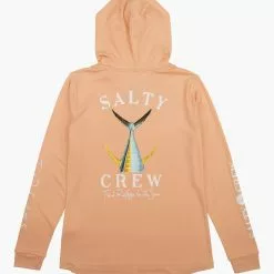 Saltycrew Salty Crew Tailed Hooded Sunshirt Wmns Apricot