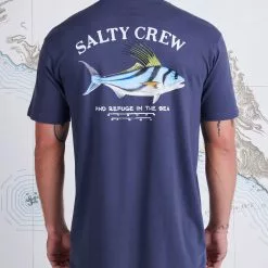Saltycrew Salty Crew Rooster Premium SS Tee Harbor Blue